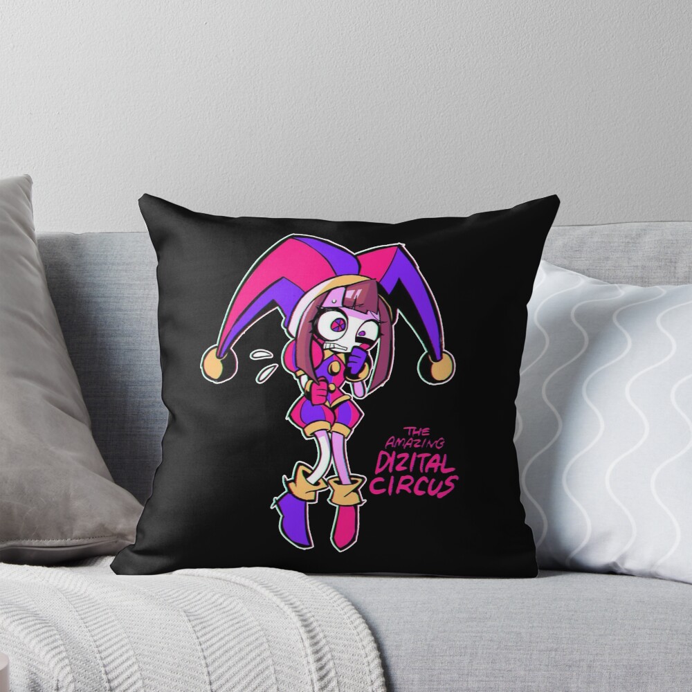 The Amazing Digital Circus Art Throw Pillow