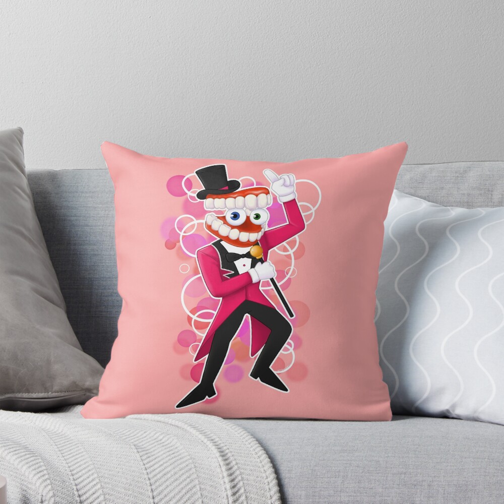 Caine The Amazing Digital Circus Throw Pillow