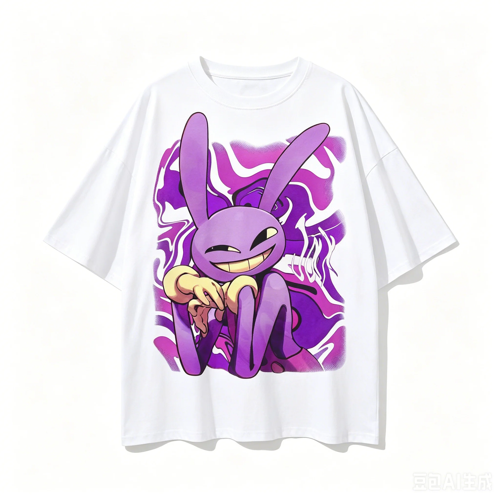 Digital Circus Jax Smirking Rabbit T-shirt - Image 3