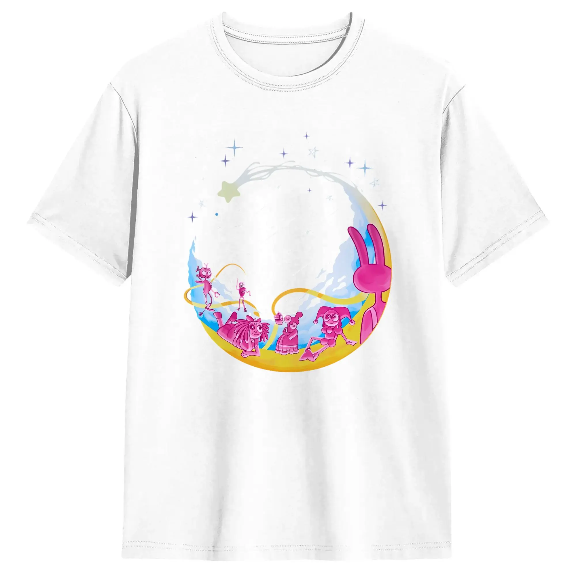 The Amazing Digital Circus Stargazing Starry Night T-Shirt - Image 4