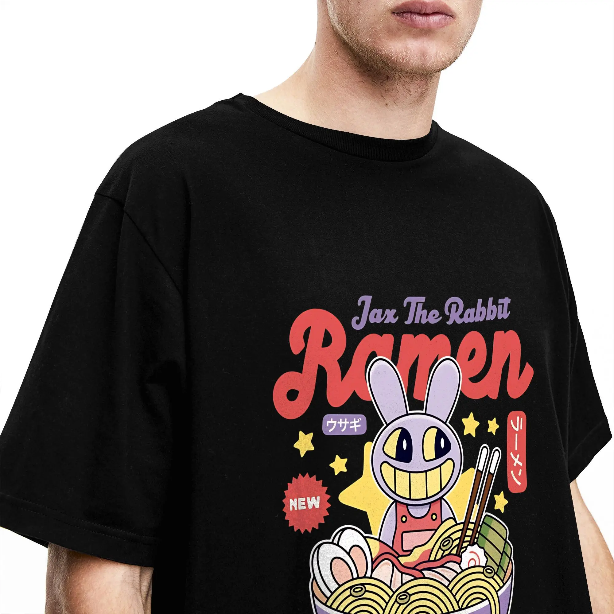 The Amazing Digital Circus Jax The Rabbit Ramen T-Shirt - Image 6