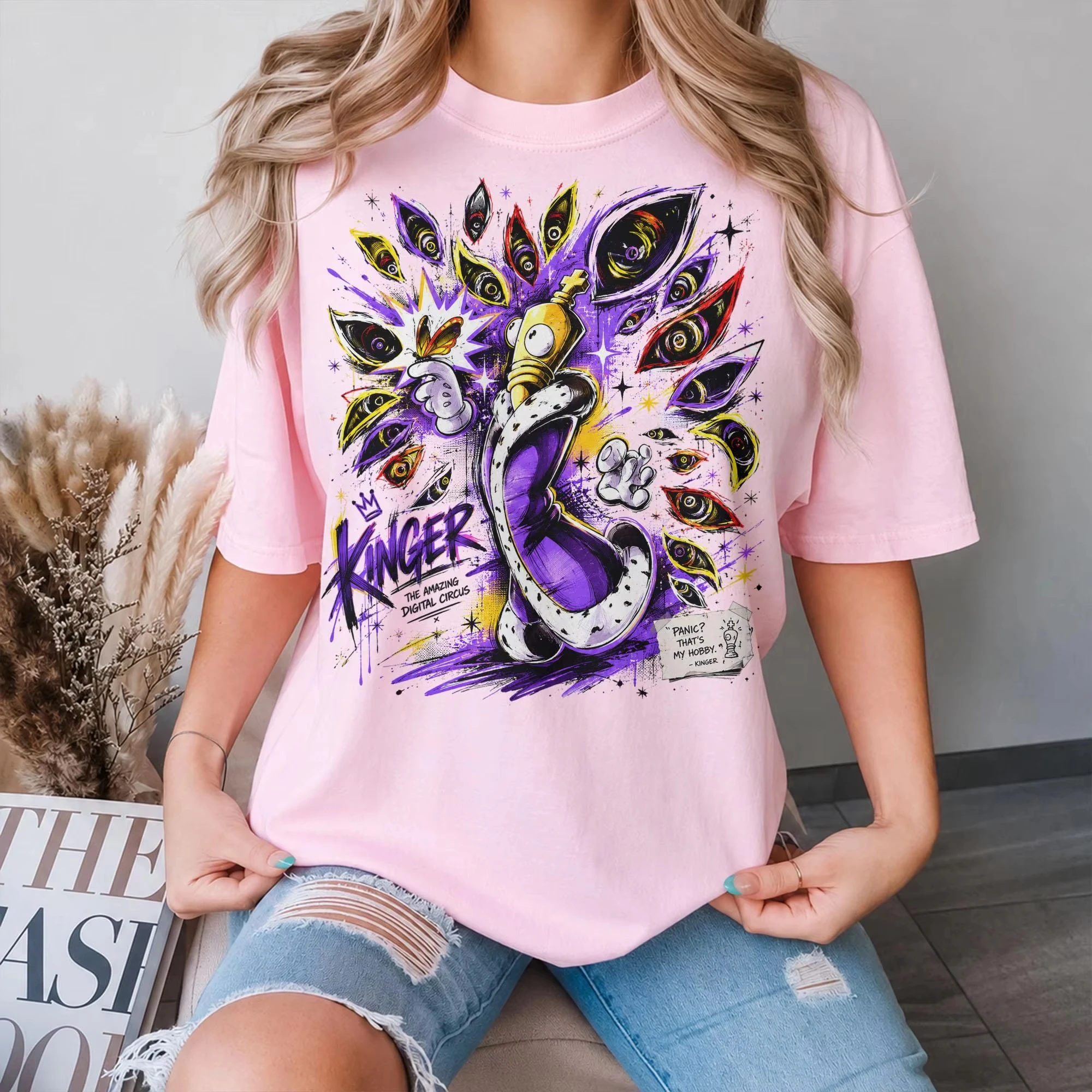 Digital Circus Kinger Peacock Eyes T-Shirt - Image 3