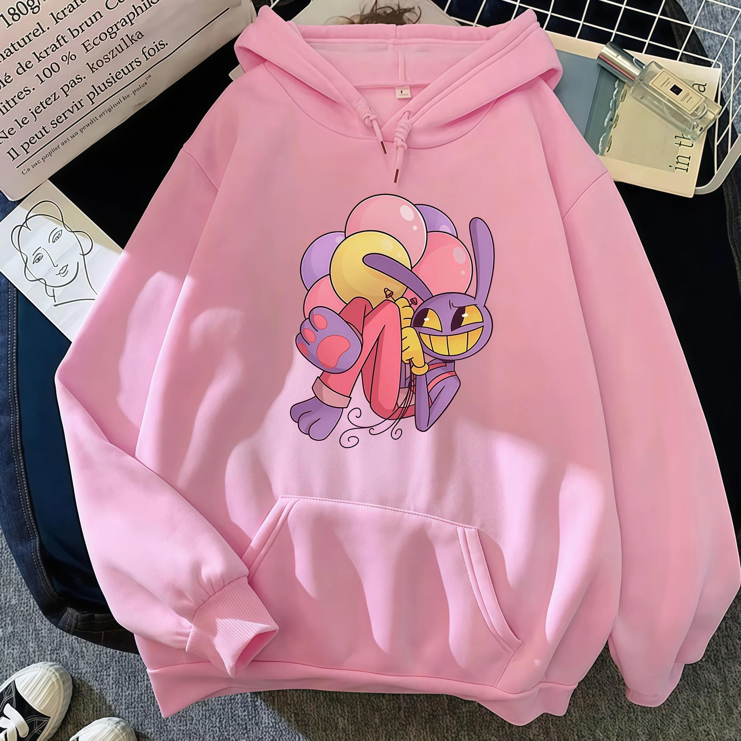The Amazing Digital Circus Rabbit Balloon Graphic Hoodie
