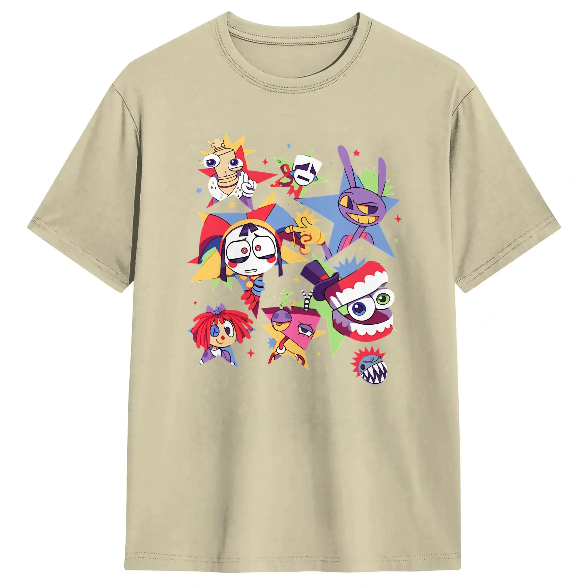 Digital Circus Colorful Star Cast T-Shirt - Image 3