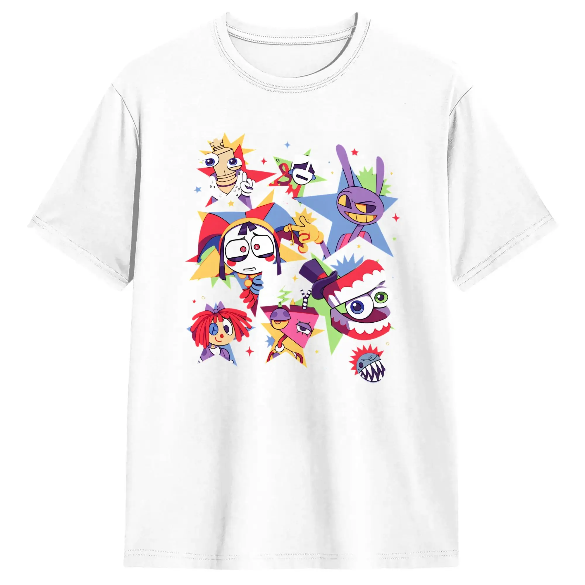 Digital Circus Colorful Star Cast T-Shirt - Image 4