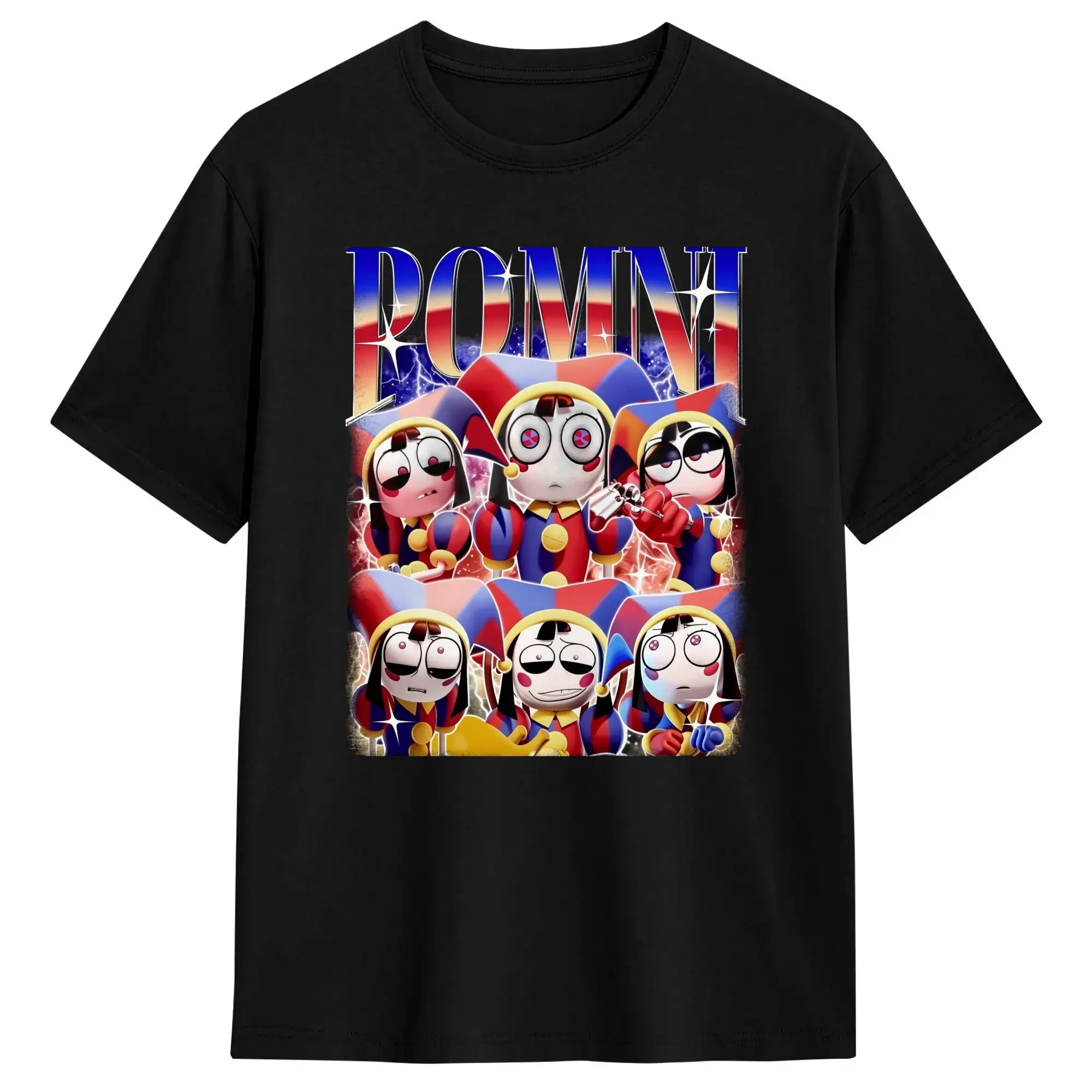 90s Vintage Digital Circus Pomni Bootleg Rap T-Shirt