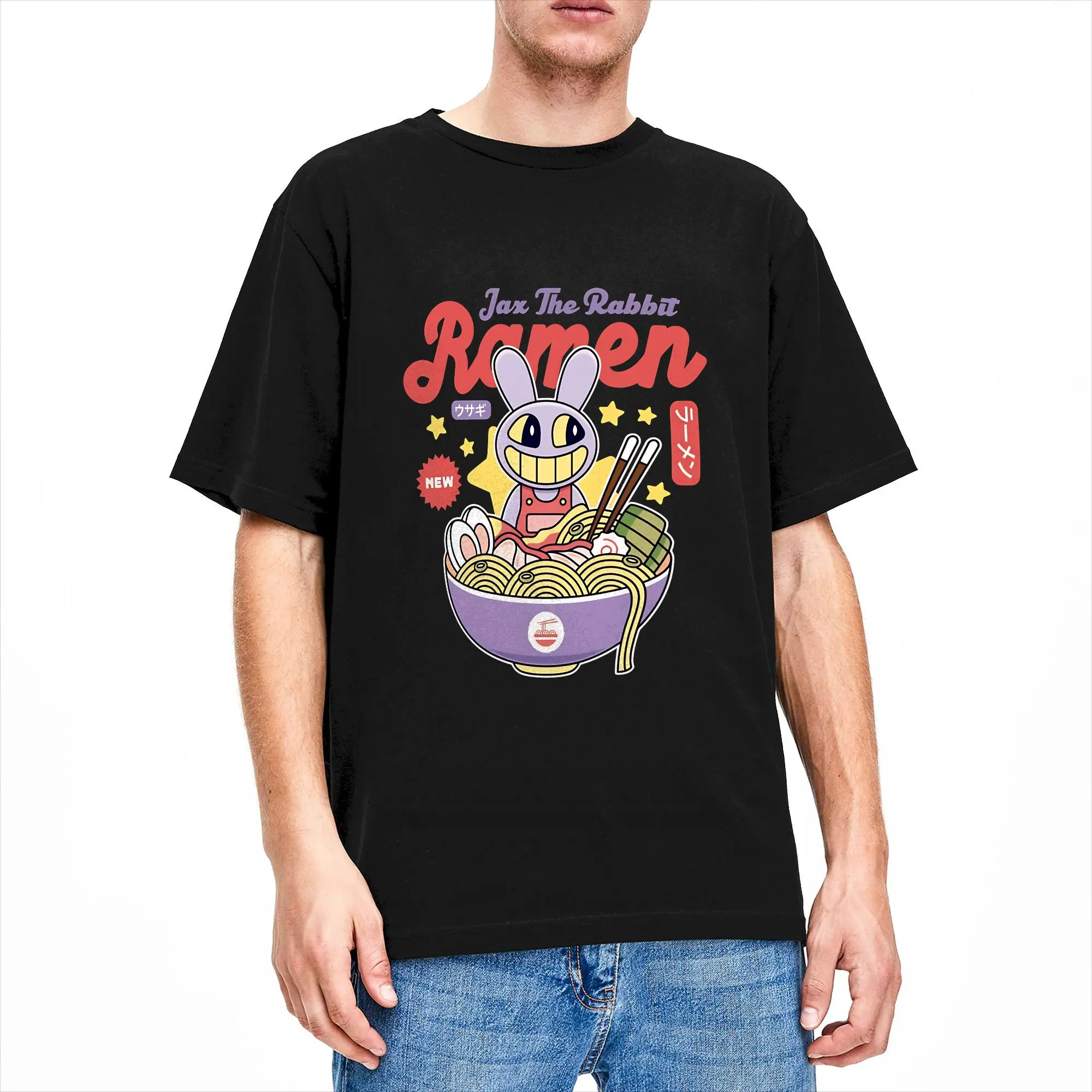 The Amazing Digital Circus Jax The Rabbit Ramen T-Shirt - Image 5