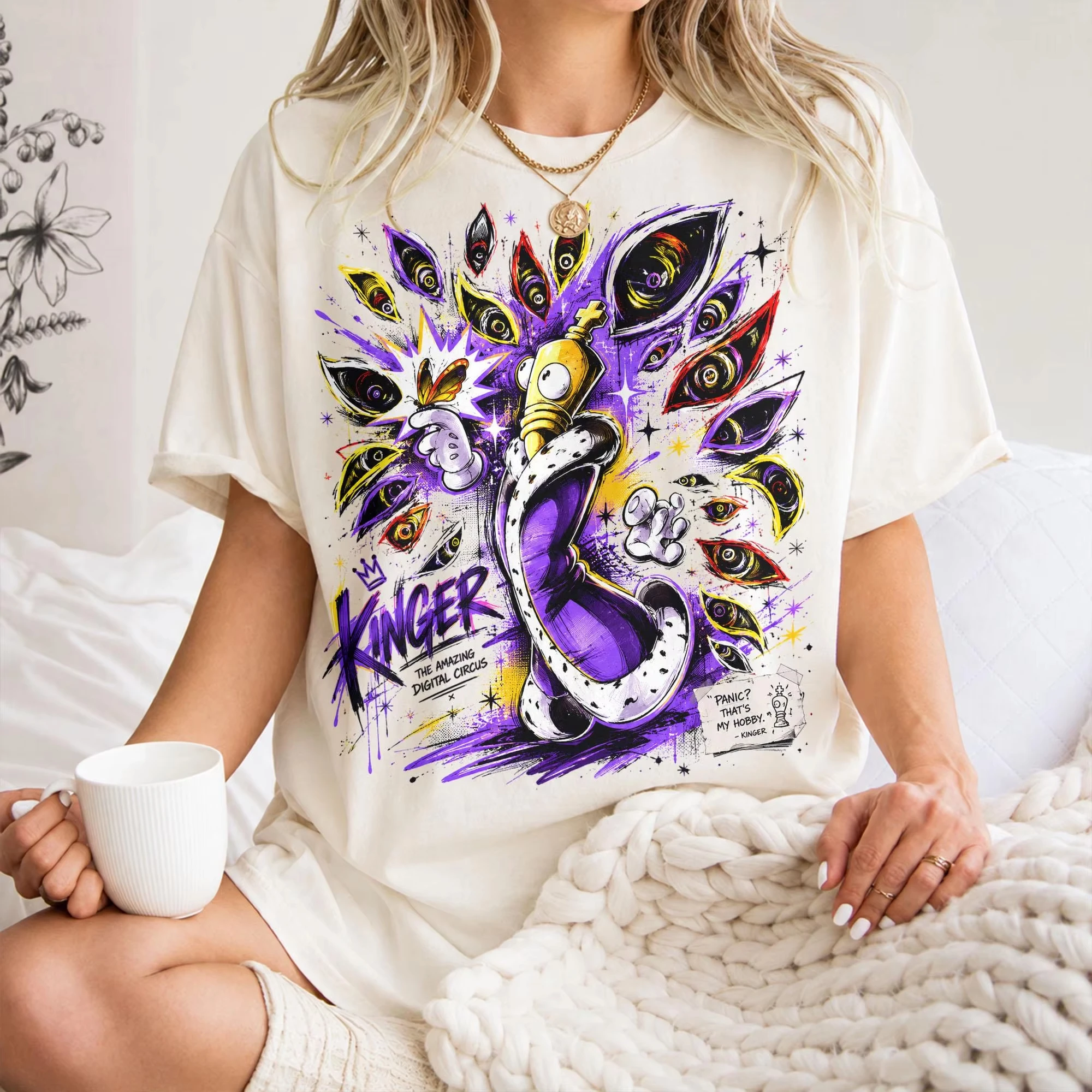 Digital Circus Kinger Peacock Eyes T-Shirt