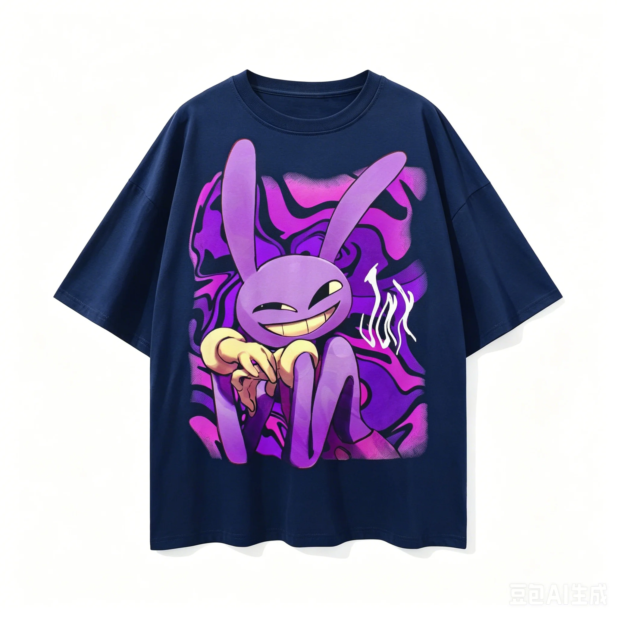 Digital Circus Jax Smirking Rabbit T-shirt - Image 4