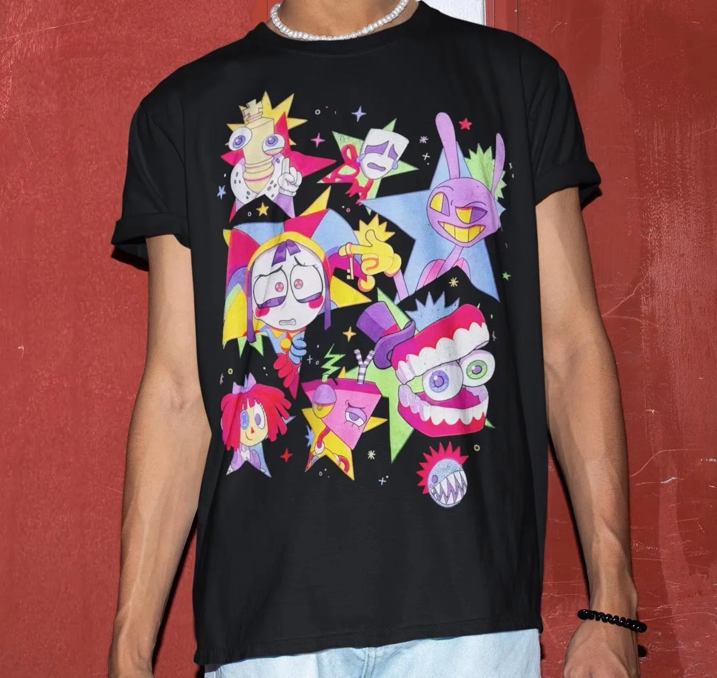 Digital Circus All Characters Graphic T-Shirt - Image 3