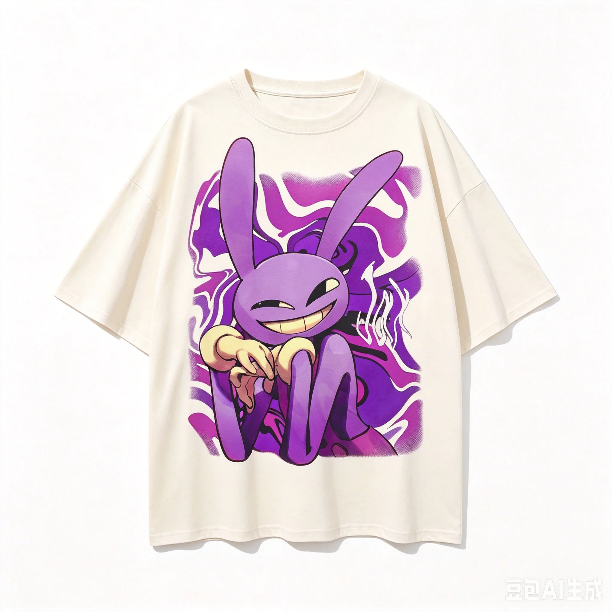 Digital Circus Jax Smirking Rabbit T-shirt - Image 2